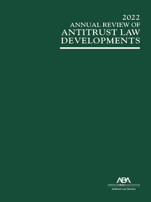 cover image of Annual Review of Antitrust Law Developments